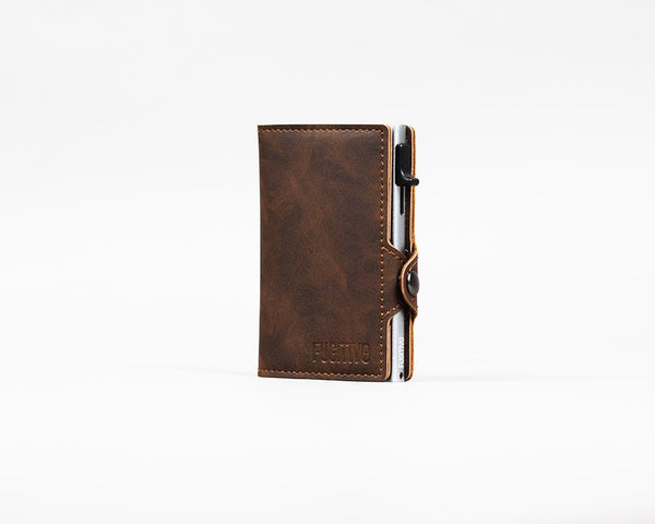 BILLETERA BRAGI CON MONEDERO BROWN