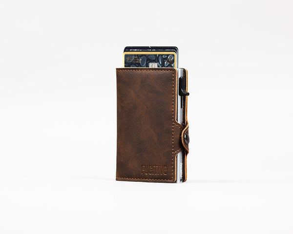 BILLETERA BRAGI CON MONEDERO BROWN