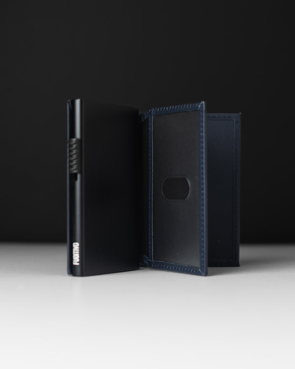 BILLLETERA DE CUERO LOKI BLUE