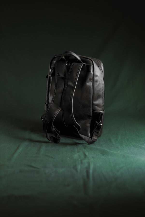 Mochila de Cuero Fenrir Negra