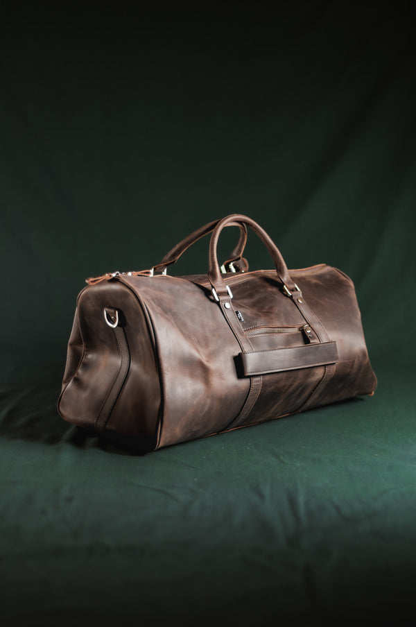 Bolso de Cuero Björn Café Oscuro