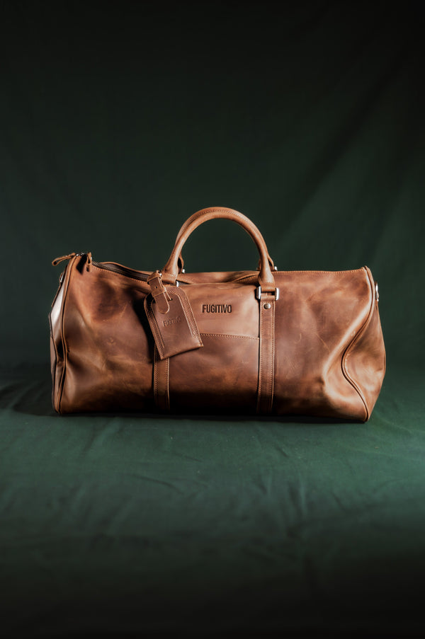 Bolso de Cuero Björn Café Claro