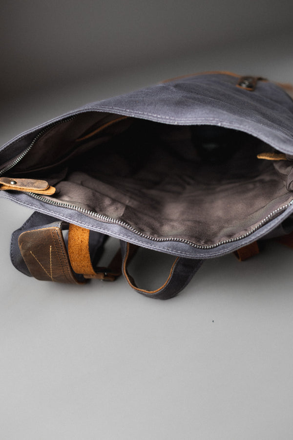 MOCHILA DE LONA GARM GREY