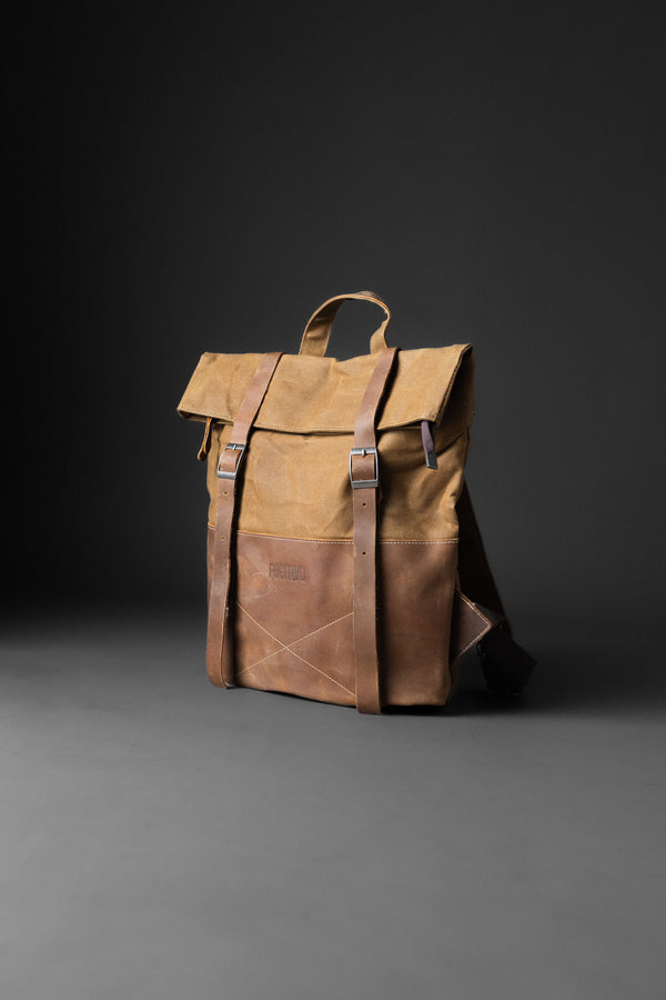 MOCHILA DE LONA GARM BROWN