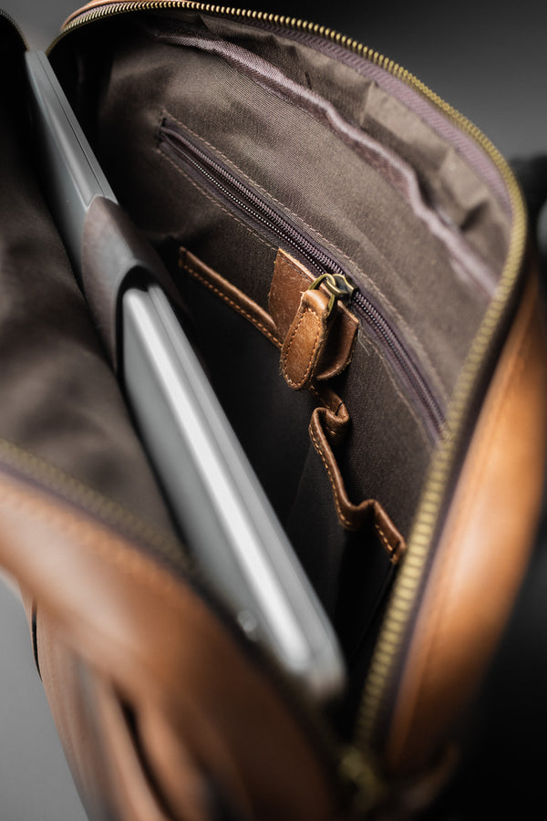 MALETÍN DE CUERO GENUINO ODIN