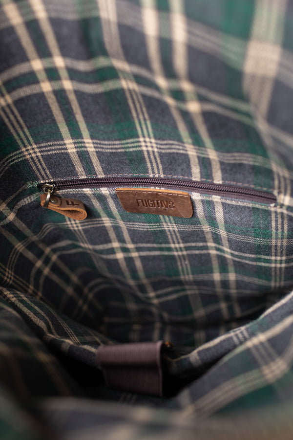 MOCHILA DE CUERO GENUINO GEFJON