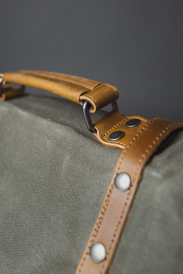 MOCHILA DE LONA SKIRNIR GREEN