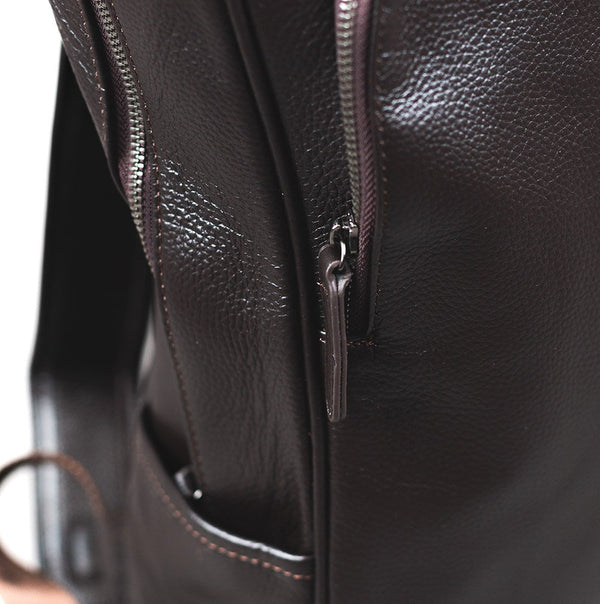 MOCHILA DE CUERO HEIMDALL CAFÉ OSCURO