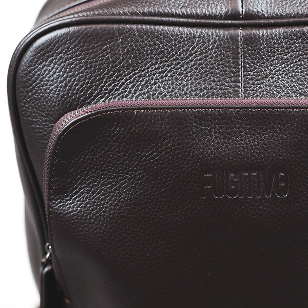 MOCHILA DE CUERO HEIMDALL CAFÉ OSCURO