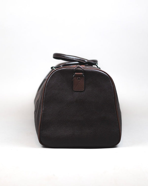 BOLSO DE CUERO HEL DARK BROWN