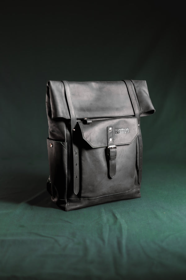 Mochila de Cuero Gefjon Negra