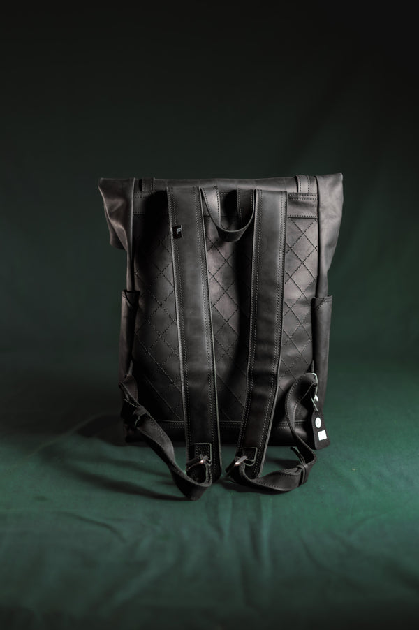 Mochila de Cuero Gefjon Negra