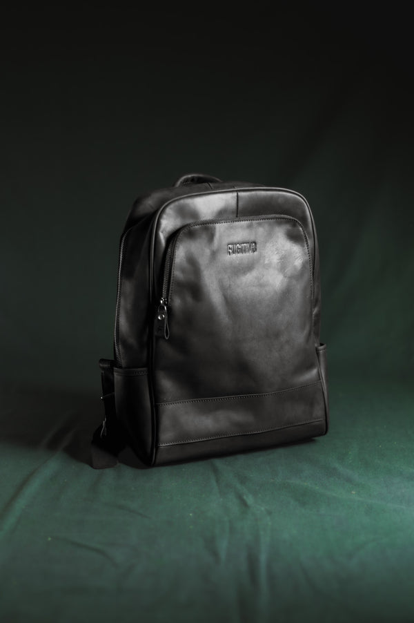 Mochila de Cuero Fenrir Negra