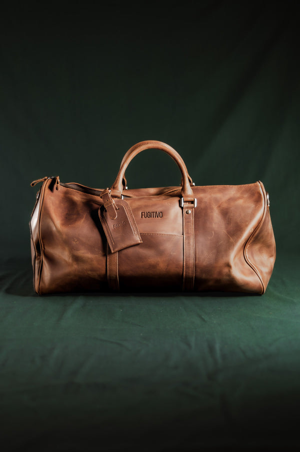 Bolso de Cuero Björn Café Claro