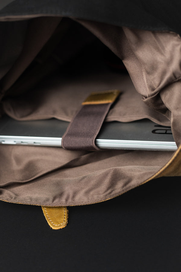 MOCHILA DE LONA FREYR BLACK