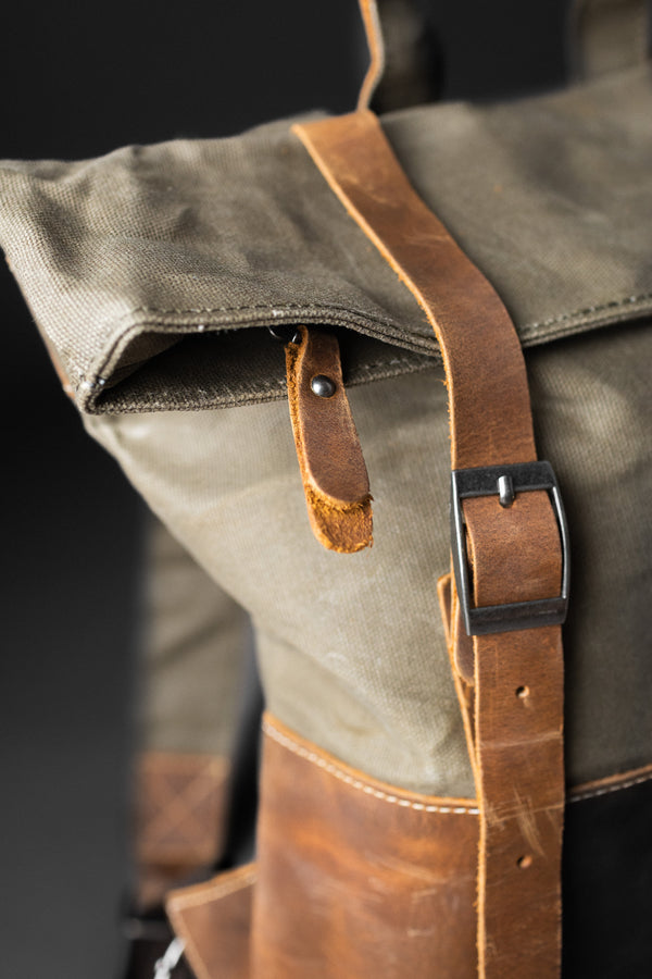 MOCHILA DE LONA GARM GREEN