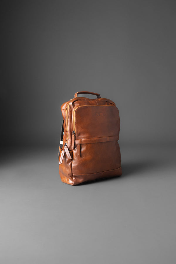 MOCHILA DE CUERO GENUINO IDUN