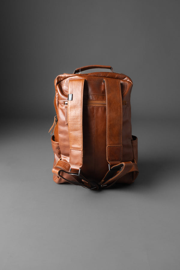 MOCHILA DE CUERO GENUINO IDUN