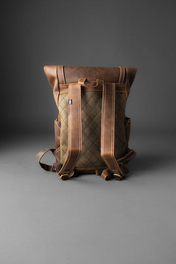 MOCHILA DE CUERO GENUINO GEFJON