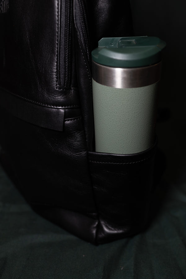 Mochila de Cuero Idun Negra