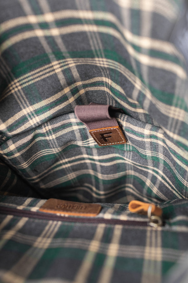 MOCHILA DE CUERO GENUINO GEFJON