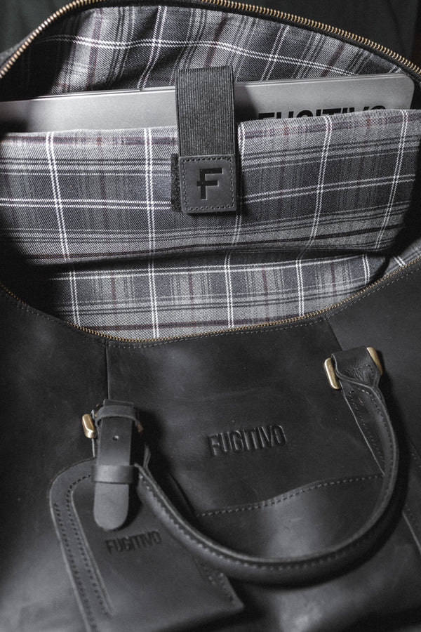 Bolso de Cuero Björn Negro