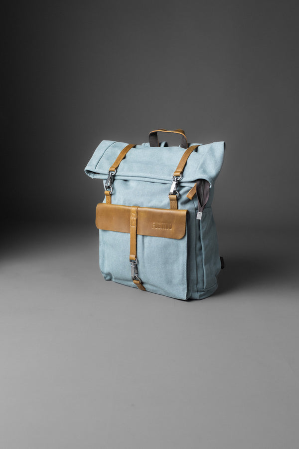 MOCHILA DE LONA NJORD AQUA