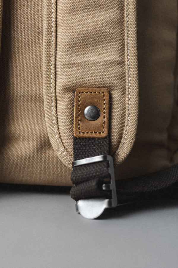 MOCHILA DE LONA NJORD KHAKI