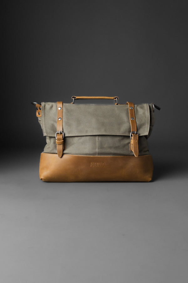 MOCHILA DE LONA SKIRNIR GREEN