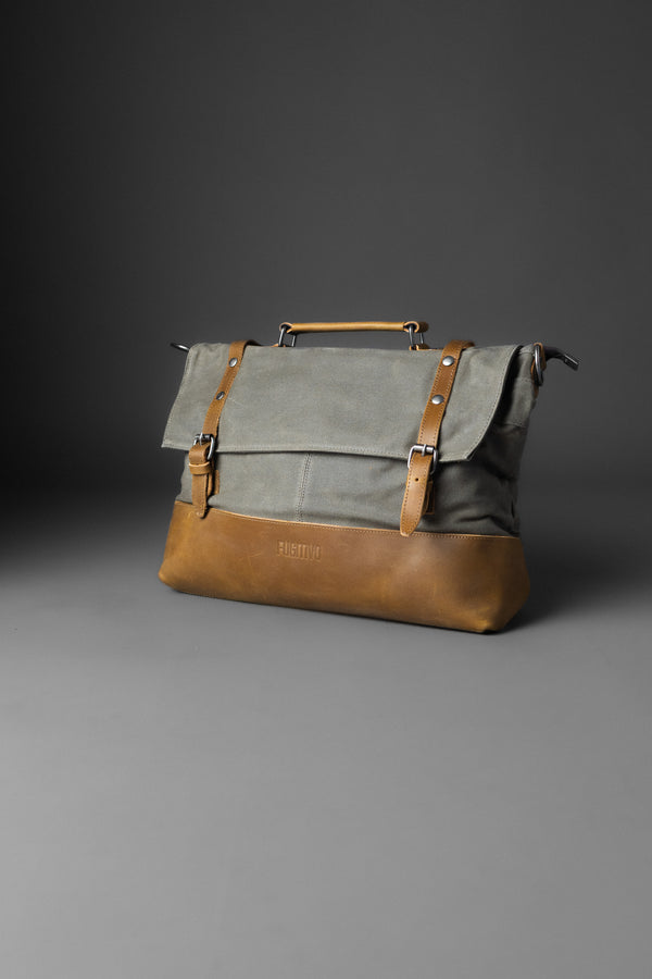 MOCHILA DE LONA SKIRNIR GREEN