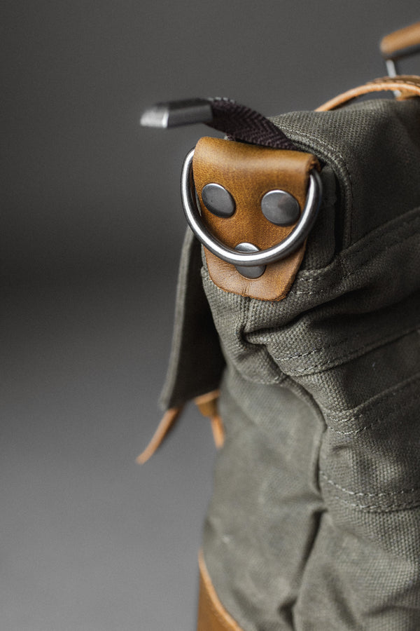 MOCHILA DE LONA SKIRNIR GREEN