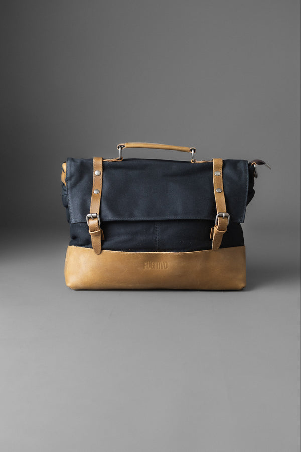 MALETÍN DE LONA SKIRNIR BLACK