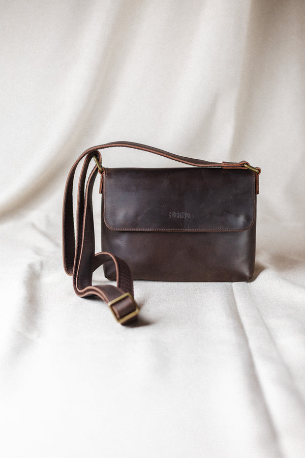 Cartera de Cuero Eira Café