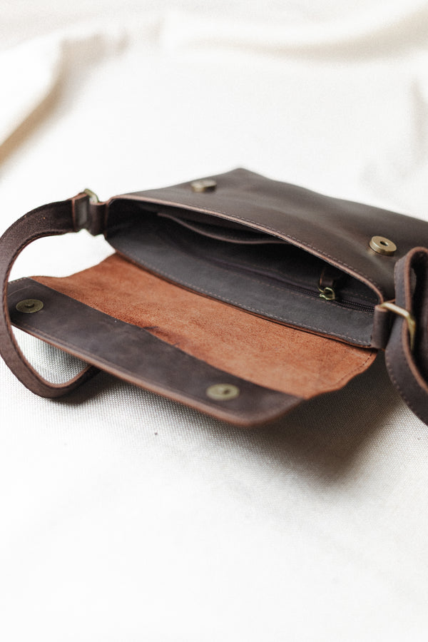 Cartera de Cuero Eira Café
